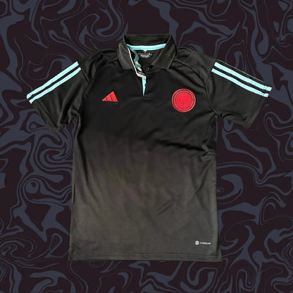 CAMISETA POLO NEGRA COLOMBIA