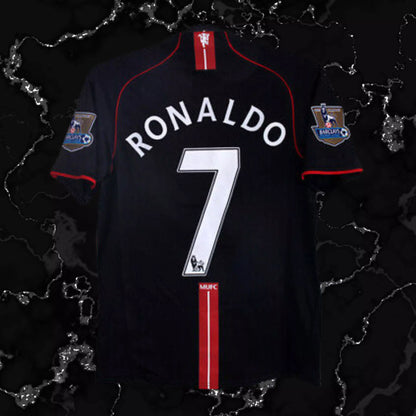 RONALDO MANCHESTER UNITED NEGRA VISITANTE  2008