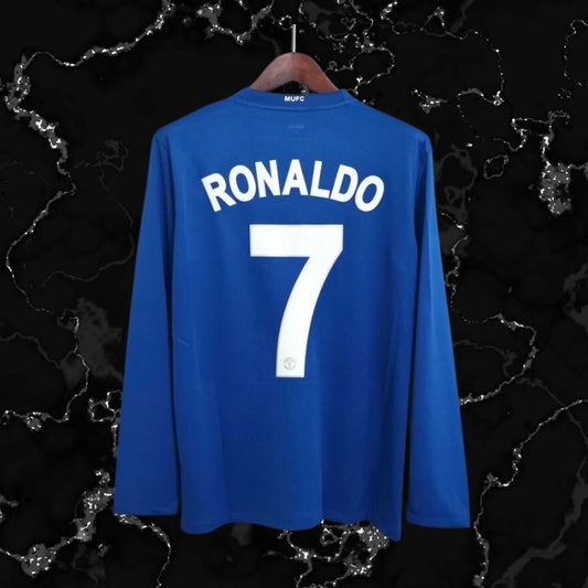 RONALDO MANCHESTER UNITED VISITANTE 2008 AZUL